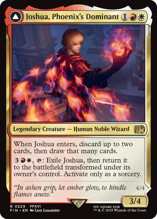 Joshua, Phoenix's Dominant [FINAL FANTASY : Through the Ages]
