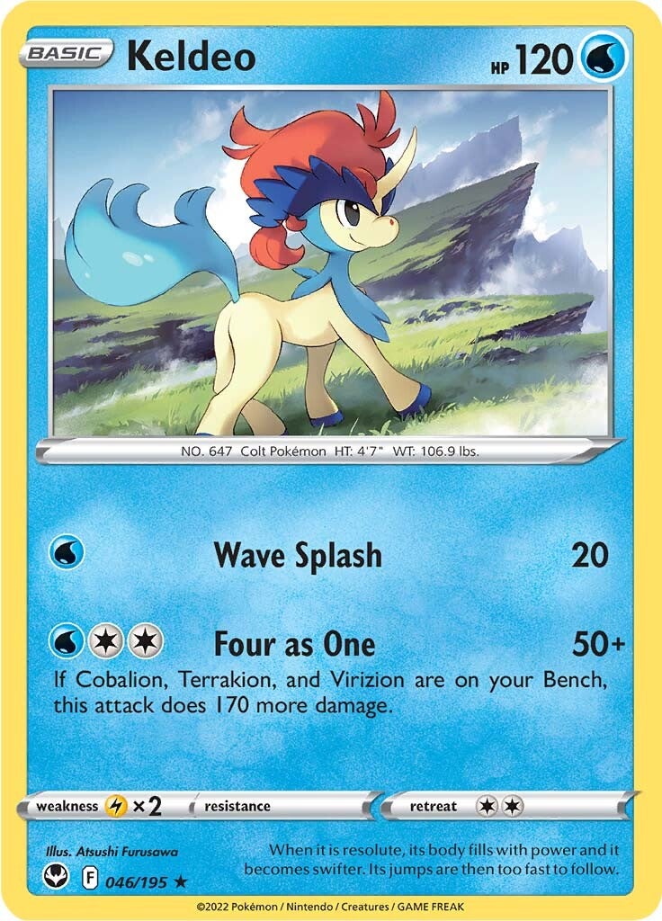 Keldeo (046/195) [SWSH12: Silver Tempest]
