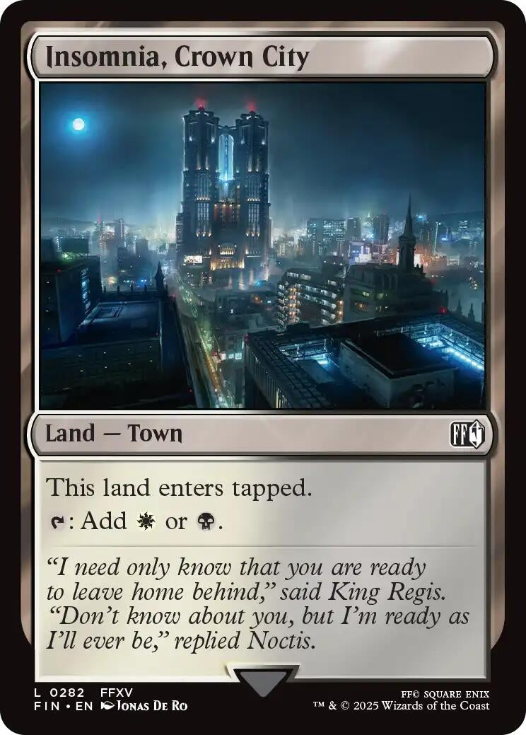 Insomnia, Crown City [FINAL FANTASY]