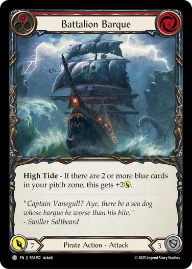 Battalion Barque (Red) (SEA152) [High Seas]
