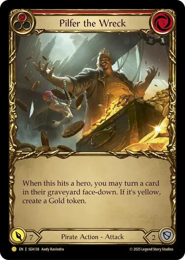 Pilfer the Wreck (Red) (Treasure) (SEA138) [High Seas]