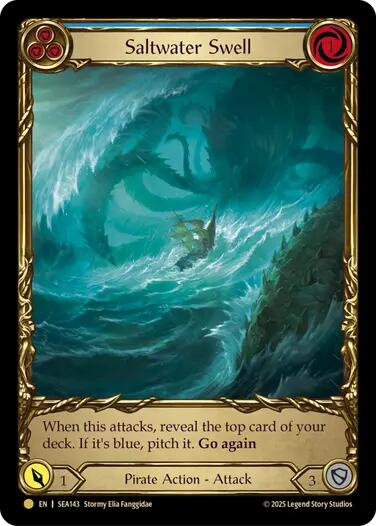 Saltwater Swell (Blue) (Treasure) (SEA143) [High Seas]