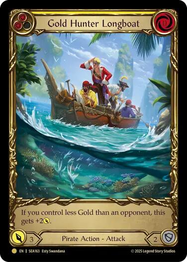 Gold Hunter Longboat (Treasure) (SEA163) [High Seas]