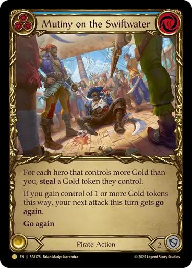 Mutiny on the Swiftwater (Treasure) (SEA178) [High Seas]