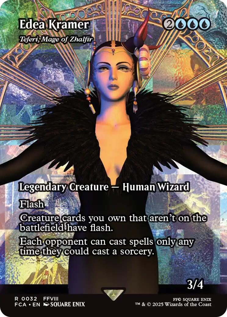 Edea Kramer - Teferi, Mage of Zhalfir (Showcase) (32) [FINAL FANTASY: Through the Ages]