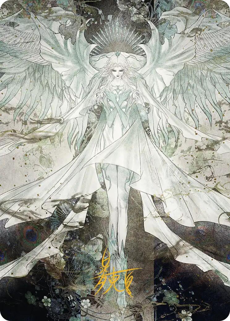 Hydaelyn, the Mothercrystal Art Card (Gold-Stamped Signature) (34) [Art Series: FINAL FANTASY]