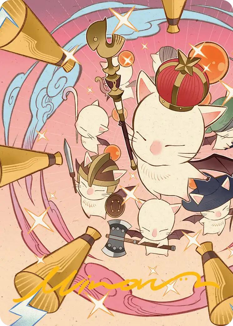 Summon: Good King Mog XII Art Card (Gold-Stamped Signature) (41) [Art Series: FINAL FANTASY]