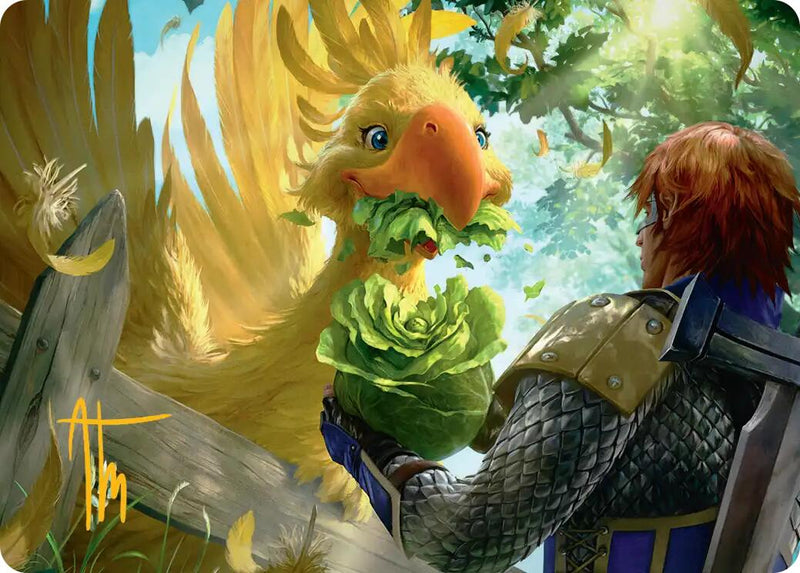 Gysahl Greens Art Card (Gold-Stamped Signature) (10) [Art Series: FINAL FANTASY]