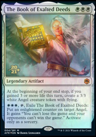 The Book of Exalted Deeds (4) [Prerelease Cards]