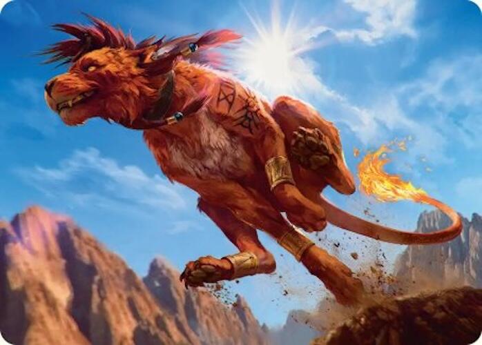Red XIII, Proud Warrior Art Card (30) [Art Series: FINAL FANTASY]