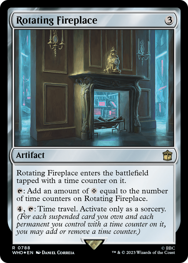 Rotating Fireplace (Surge Foil) (788) [Universes Beyond: Doctor Who]