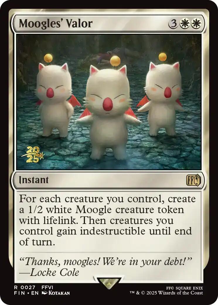 Moogles' Valor (27) [Prerelease Cards]