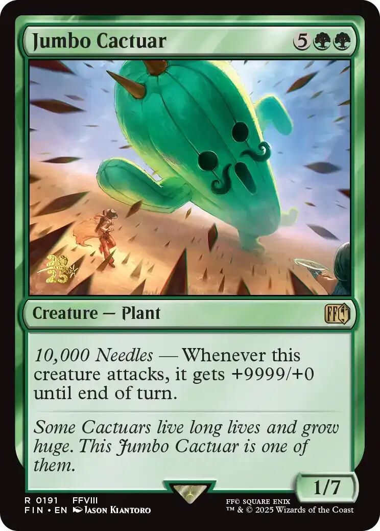 Jumbo Cactuar (191) [Prerelease Cards]
