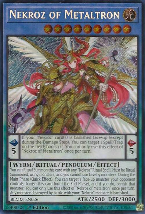Nekroz of Metaltron [BLMM-EN026] Secret Rare
