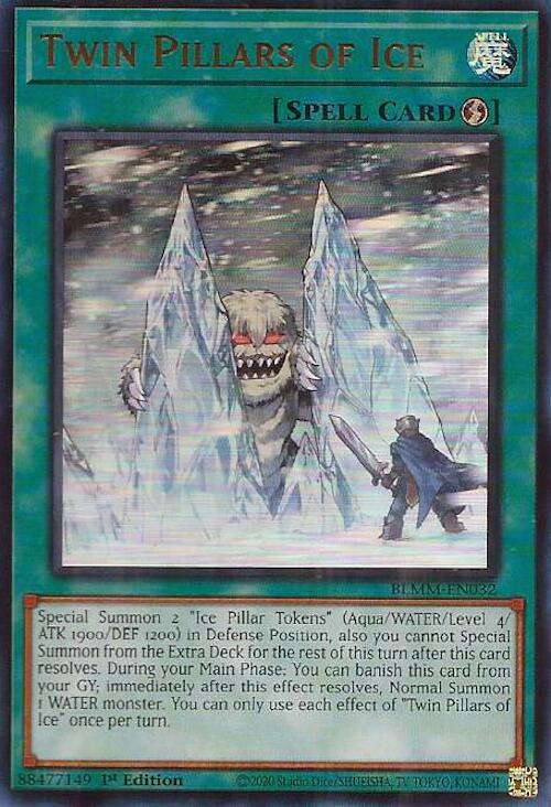 Twin Pillars of Ice (BLMM-EN032) [Battles of Legend: Monster Mayhem]