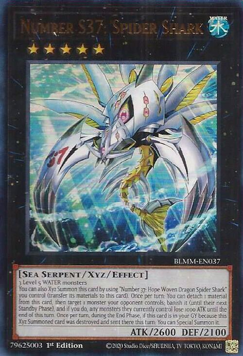 Number S37: Spider Shark (BLMM-EN037) [Battles of Legend: Monster Mayhem]