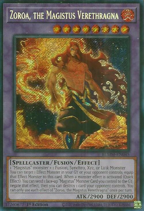 Zoroa, the Magistus Verethragna (BLMM-EN045) [Battles of Legend: Monster Mayhem]