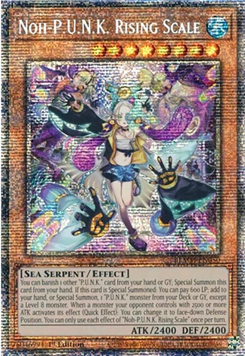 Noh-P.U.N.K. Rising Scale (Starlight Rare) (BLMM-EN050) [Battles of Legend: Monster Mayhem]