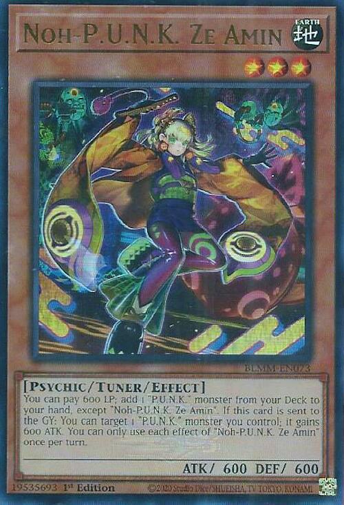 Noh-P.U.N.K. Ze Amin (BLMM-EN073) [Battles of Legend: Monster Mayhem]