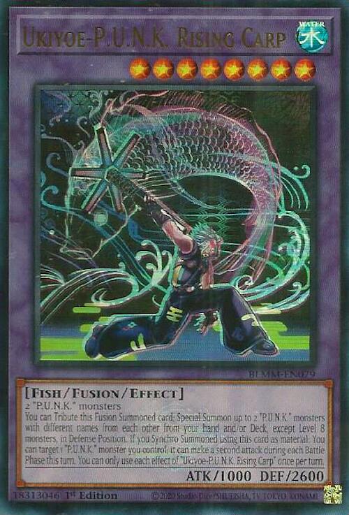 Ukiyoe-P.U.N.K. Rising Carp (BLMM-EN079) [Battles of Legend: Monster Mayhem]