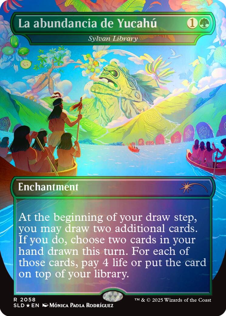 La abundancia de Yucahú - Sylvan Library (Rainbow Foil) (2058) [Secret Lair Drop Series]