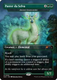 Pastor da Selva - Ancient Greenwarden [Secret Lair Drop Series]