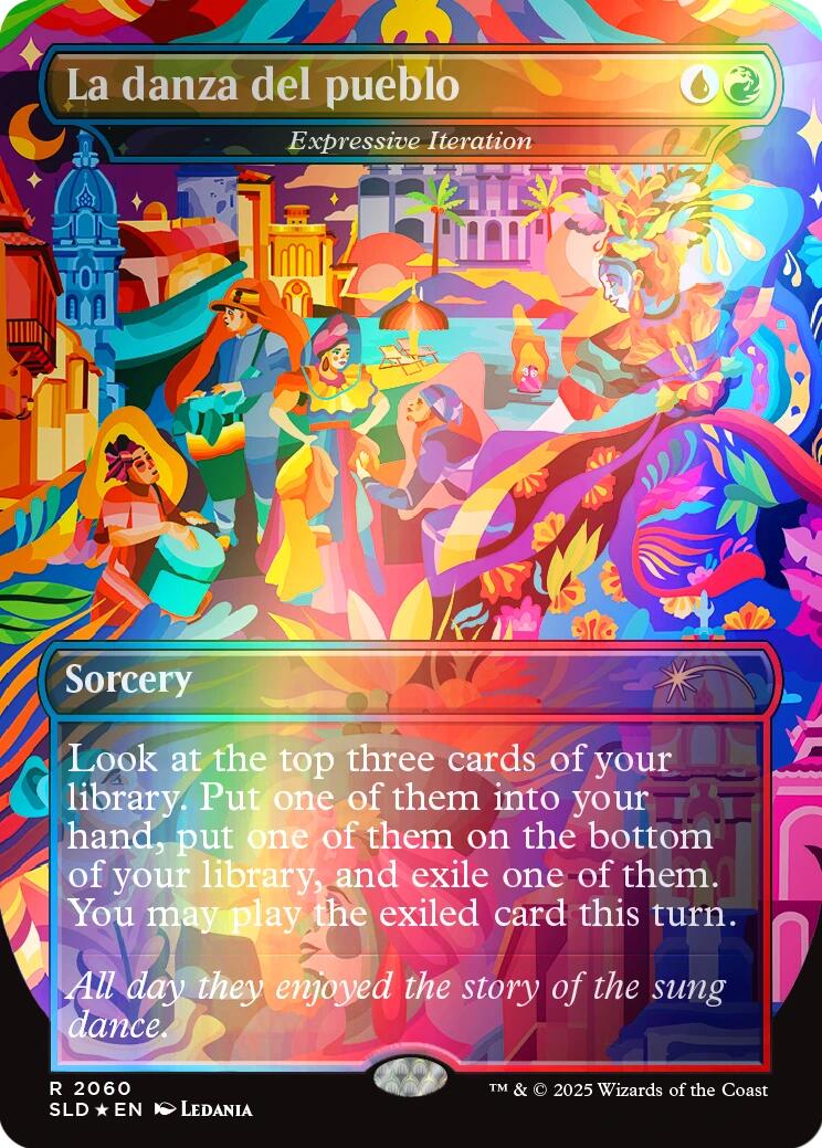La danza del pueblo - Expressive Iteration (Rainbow Foil) (2060) [Secret Lair Drop Series]