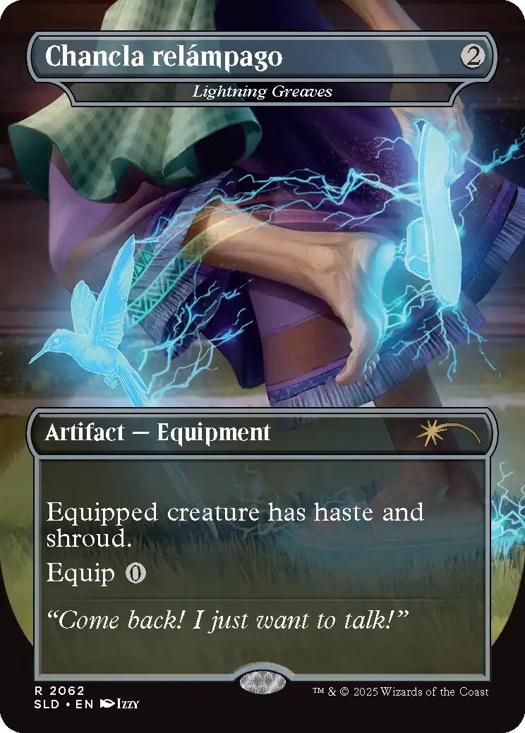 Chancla relámpago - Lightning Greaves (2062) [Secret Lair Drop Series]