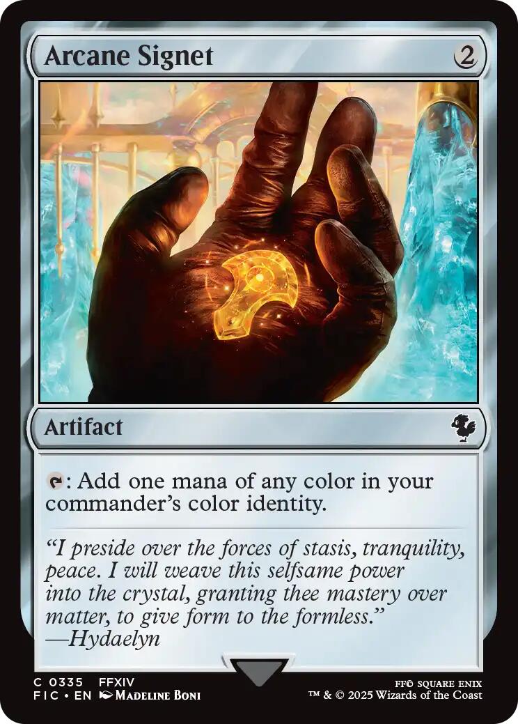 Arcane Signet (0335) (Surge Foil) (335) [Commander: FINAL FANTASY]