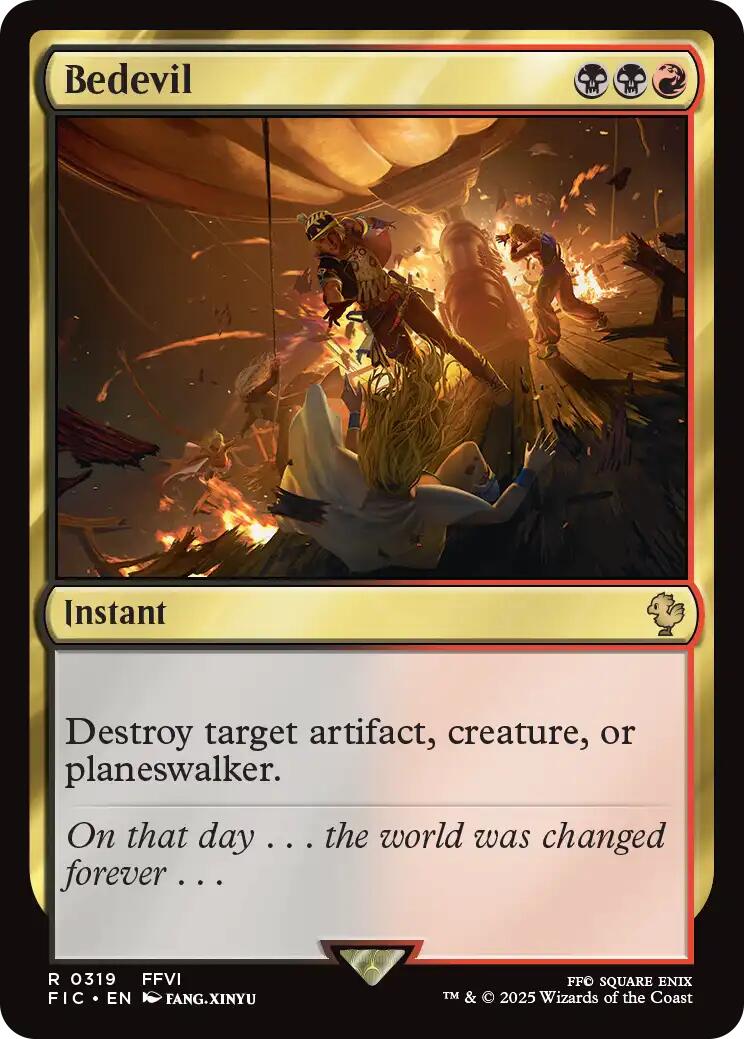 Bedevil (Surge Foil) (319) [Commander: FINAL FANTASY]