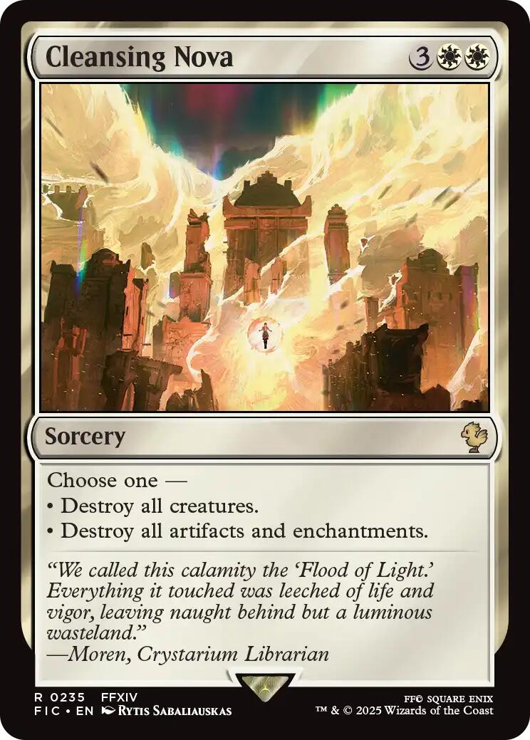 Cleansing Nova (Surge Foil) (235) [Commander: FINAL FANTASY]