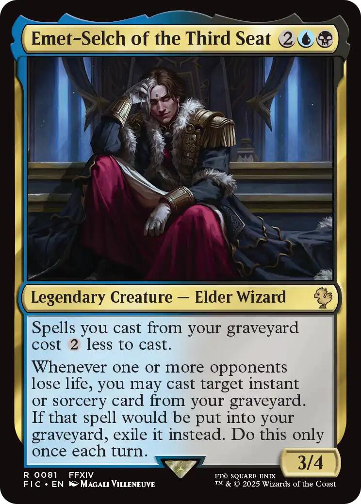 Emet-Selch of the Third Seat (Surge Foil) (81) [Commander: FINAL FANTASY]