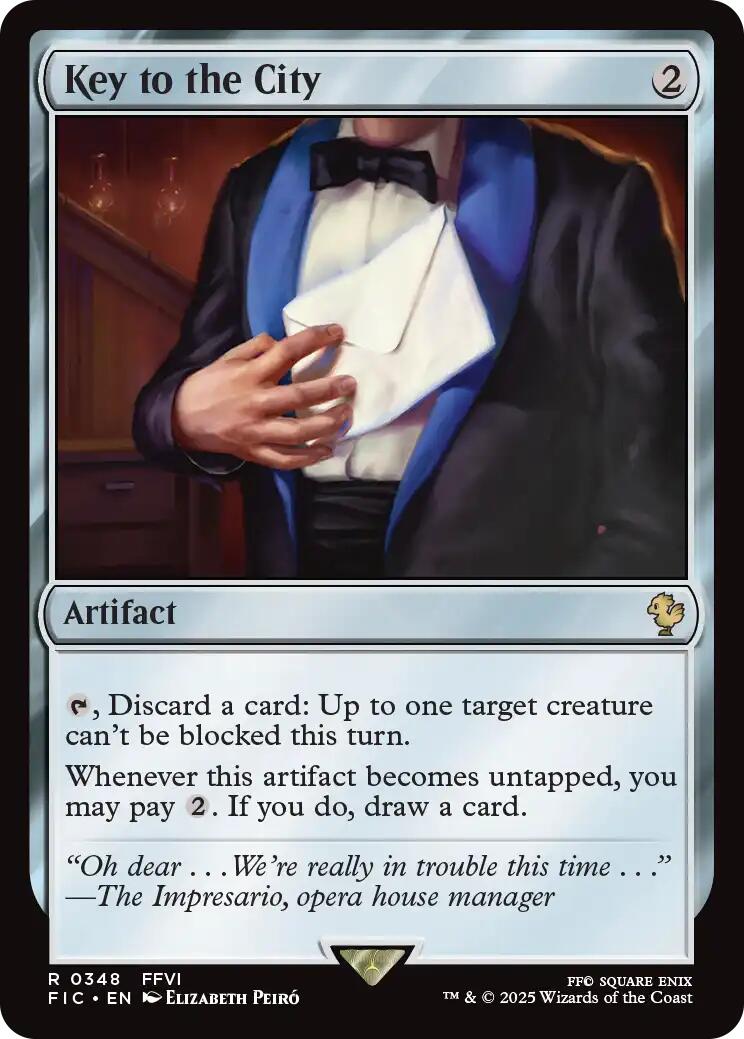 Key to the City (Surge Foil) (348) [Commander: FINAL FANTASY]