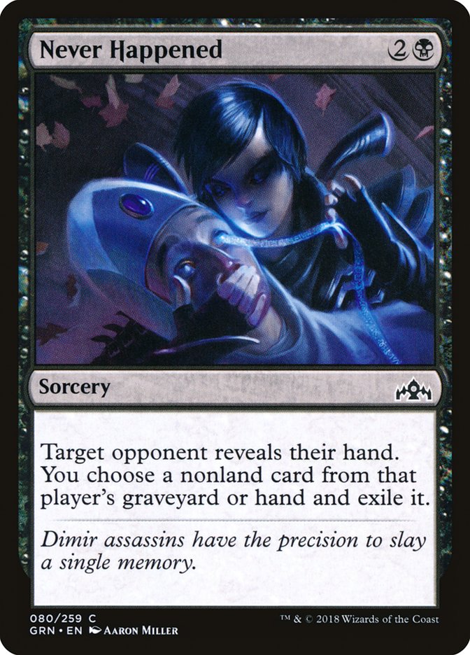 Never Happened (80) [Guilds of Ravnica]
