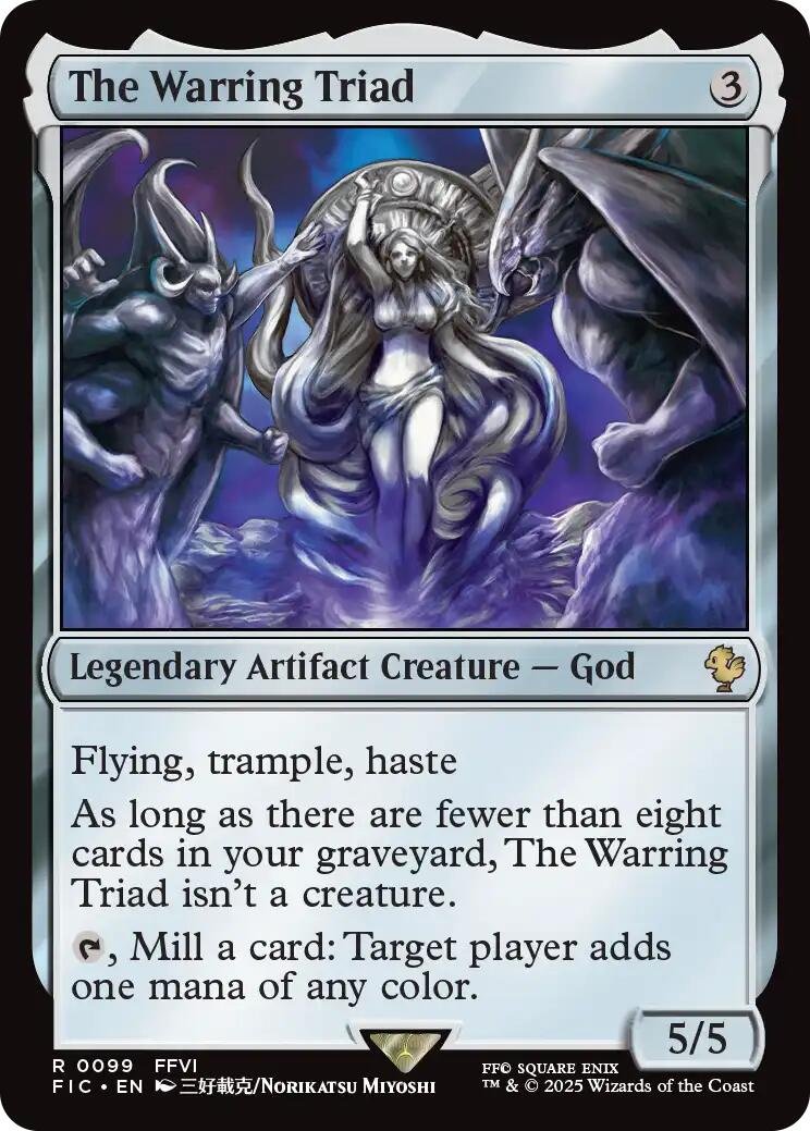 The Warring Triad (Surge Foil) (99) [Commander: FINAL FANTASY]