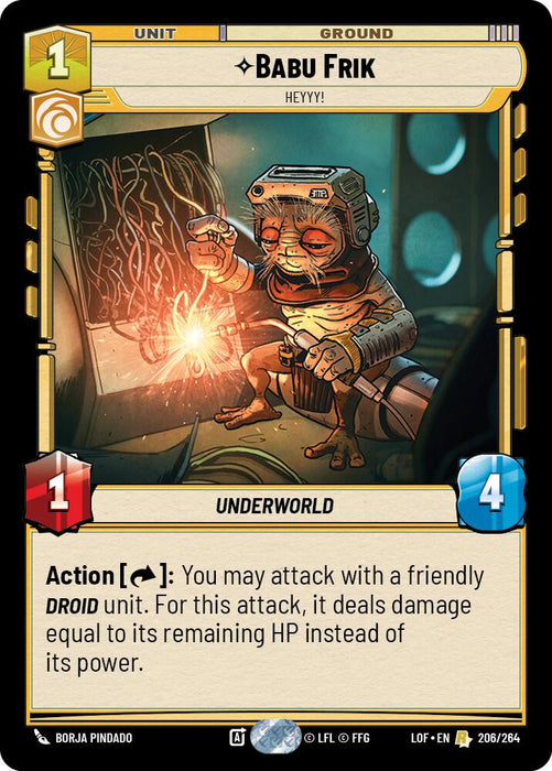 Babu Frik - Heyyy! (206/264) (206/264) [Legends of the Force]