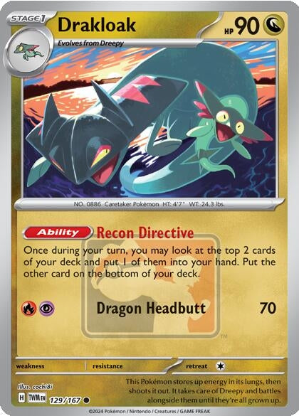 Image for Drakloak (129/167) [League & Championship Cards] - Pokemon