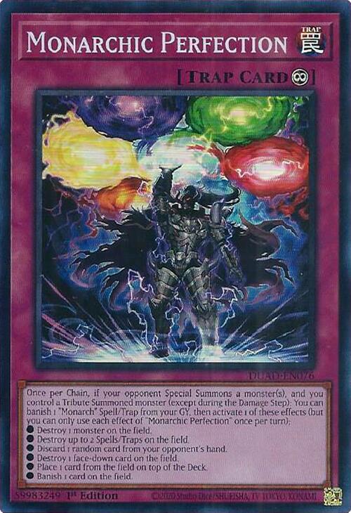 Monarchic Perfection (DUAD-EN076) [Duelist's Advance]