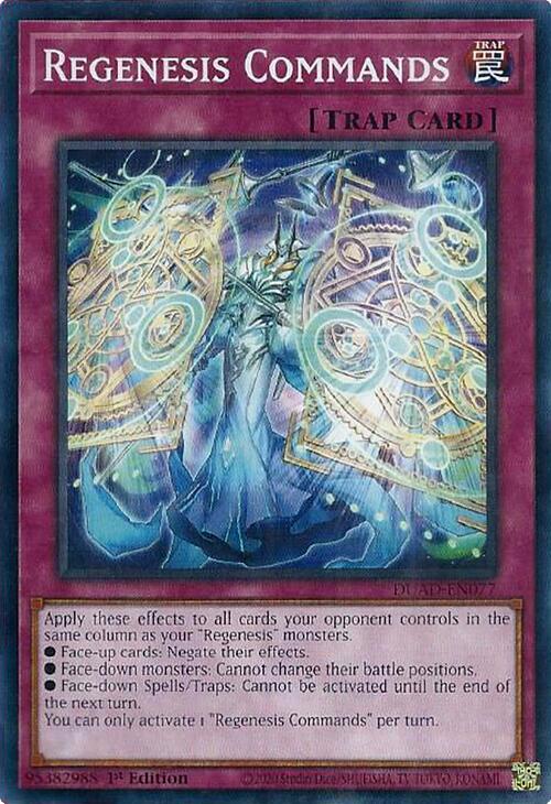 Regenesis Commands (DUAD-EN077) [Duelist's Advance]