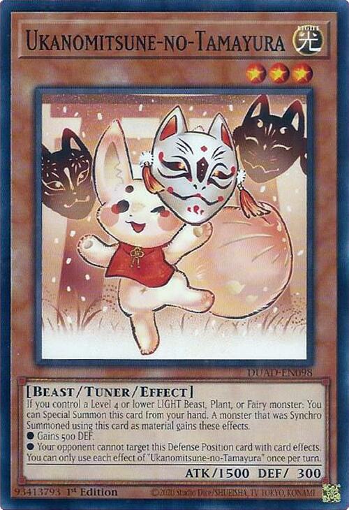 Ukanomitsune-no-Tamayura (DUAD-EN098) [Duelist's Advance]