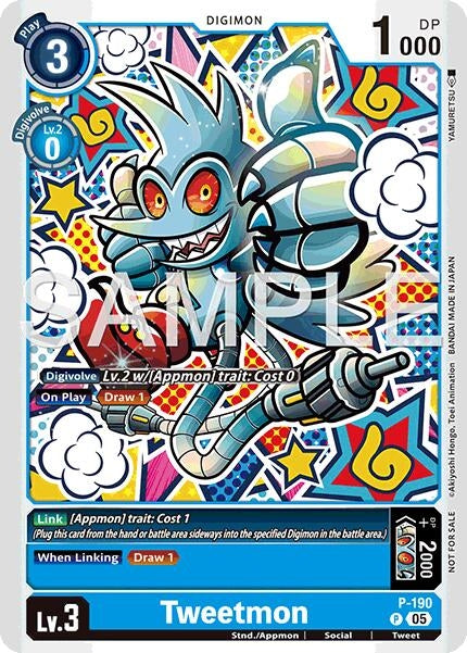 Image for Tweetmon (Store Tournament 2025 Vol.3 Participation Pack) (P-190 P) [Digimon Promotion Cards] - Digimon Card Game
