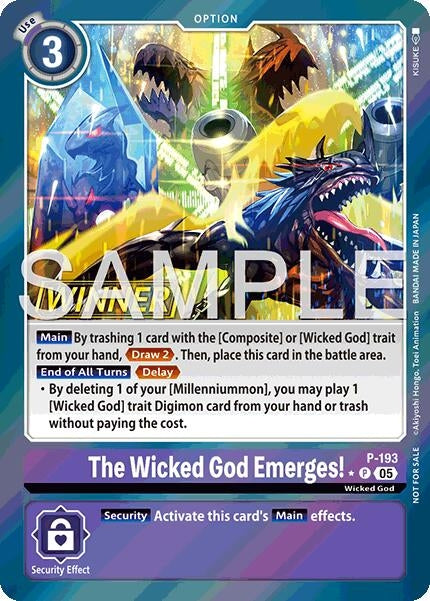 Image for The Wicked God Emerges! (Store Tournament 2025 Vol.3 Winner Pack) (P-193 P) [Digimon Promotion Cards] - Digimon Card Game