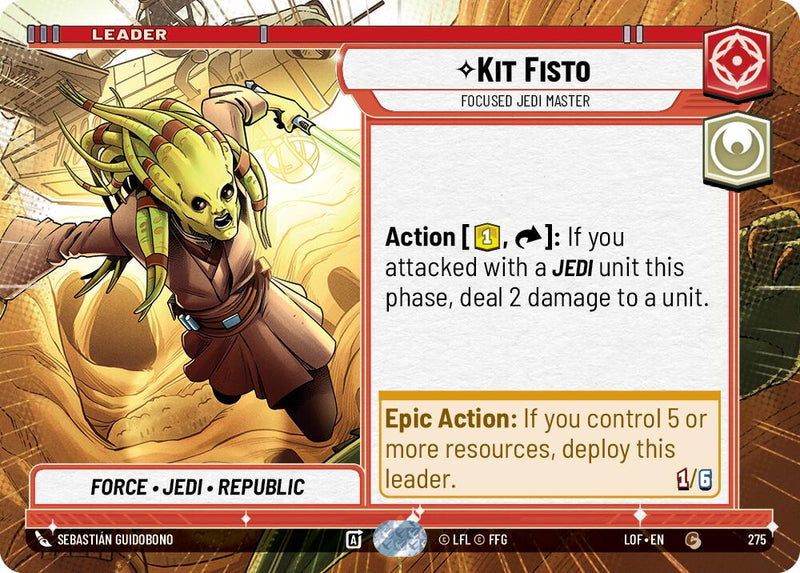 Kit Fisto - Focused Jedi Master (Hyperspace) (275) [Legends of the Force]