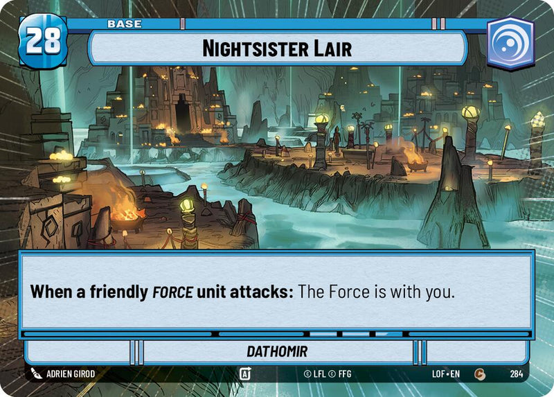 Nightsister Lair // Shield (Hyperspace) (284 // T02) [Legends of the Force]