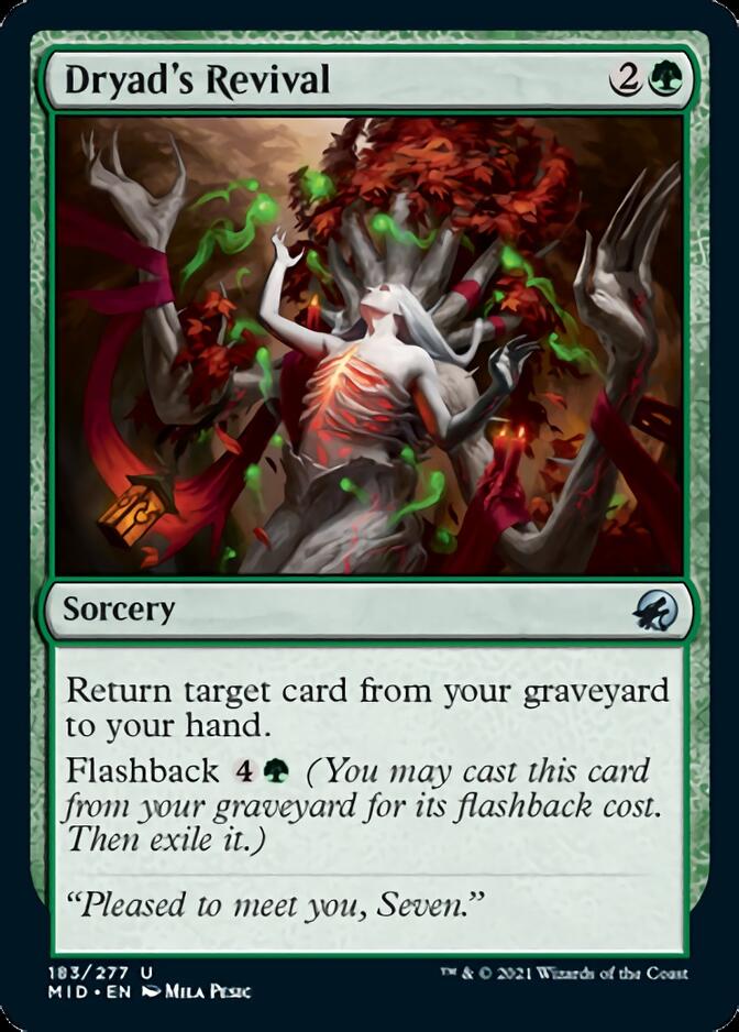 Dryad's Revival (183) [Innistrad: Midnight Hunt]