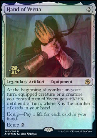 Hand of Vecna (246) [Prerelease Cards]