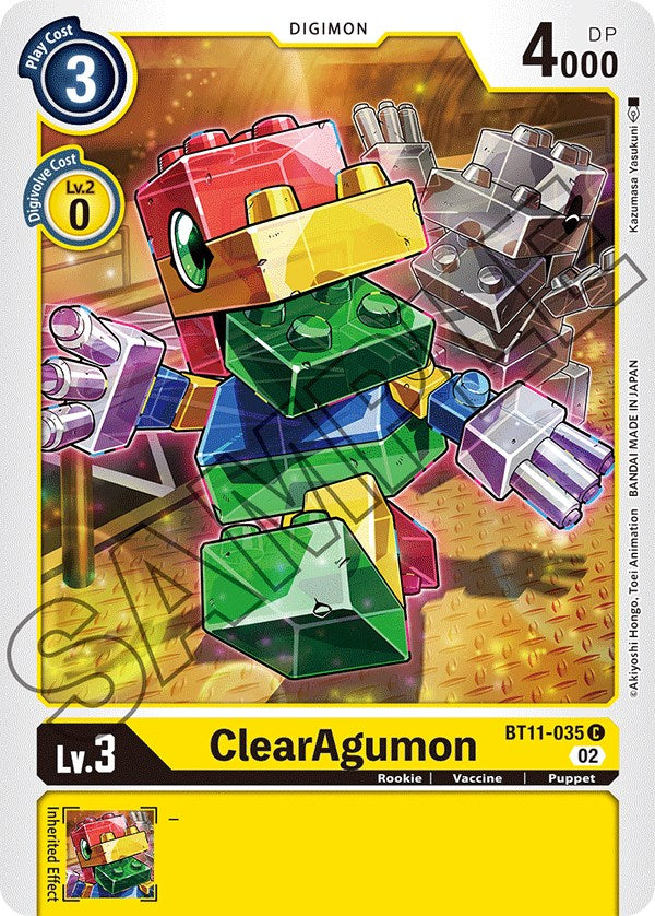 ClearAgumon (BT11-035 C) [Dimensional Phase]