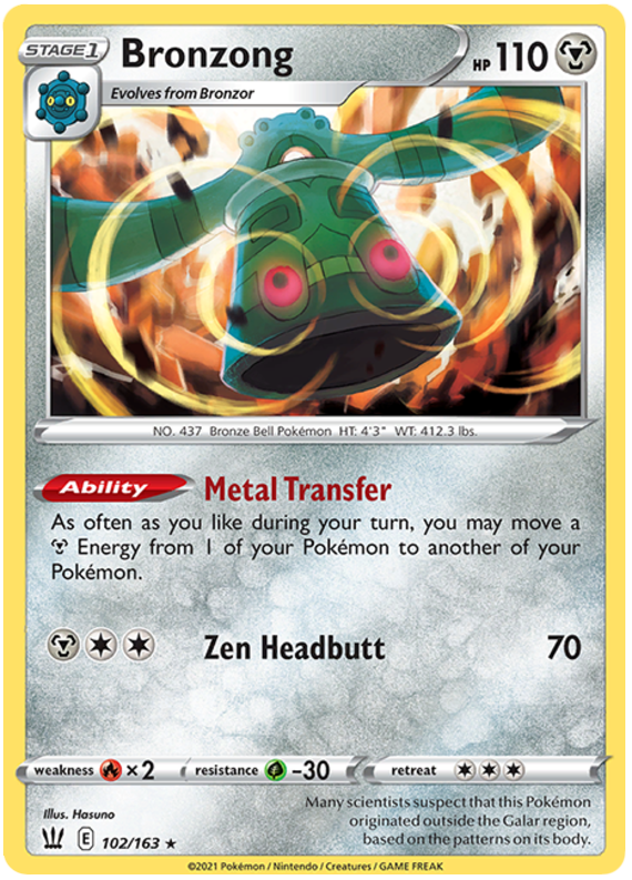 Bronzong (102/163) [SWSH05: Battle Styles]