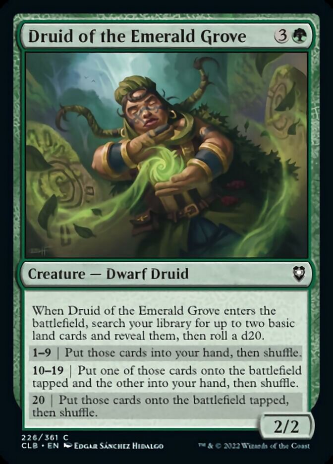 Druid of the Emerald Grove (226) [Commander Legends: Battle for Baldur's Gate]