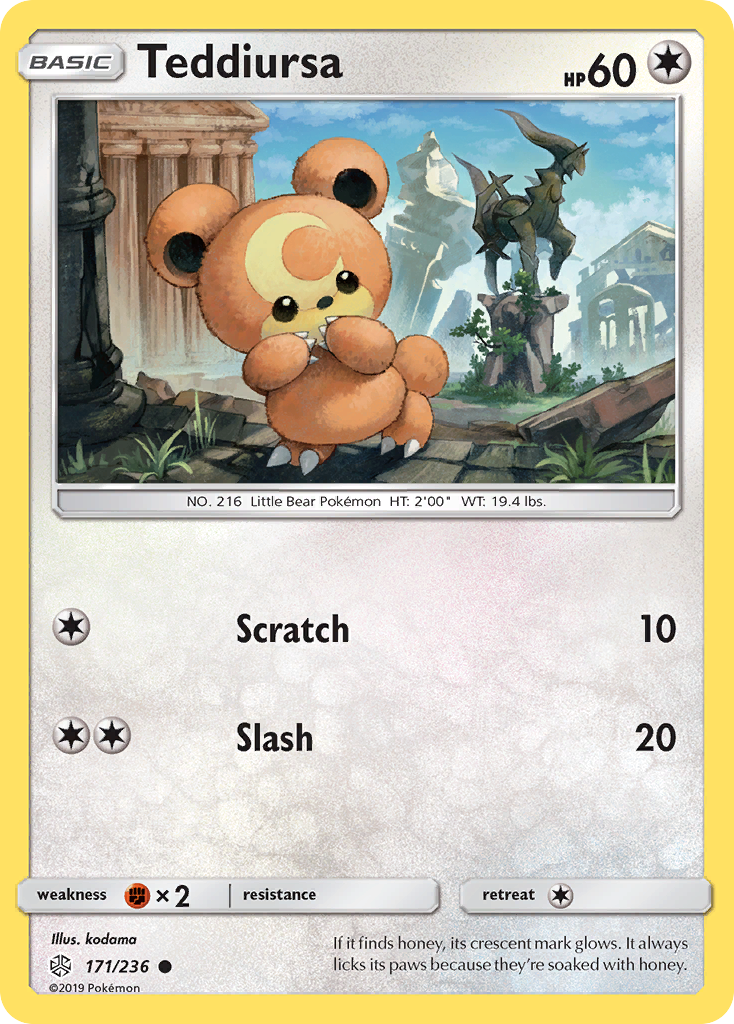 Teddiursa (171/236) [SM - Cosmic Eclipse]